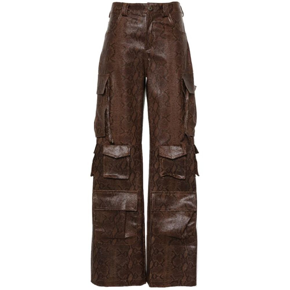 Santoro Brown Trousers - Straight Trousers Women